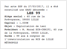 annonce legale lille